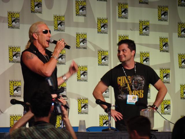 HATCHET panel at Comic Con 2007. Dee Snider and Adam Green.