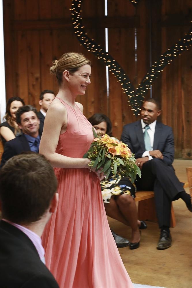 Still of Patrick Dempsey, Jason George, Ellen Pompeo, Chandra Wilson and Tom Patrick in Grei anatomija (2005)