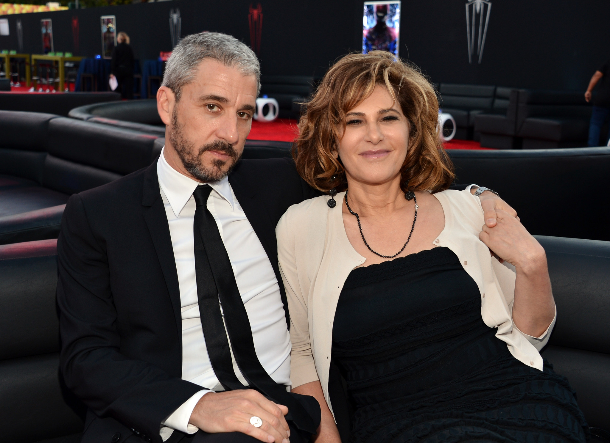 Matthew Tolmach and Amy Pascal at event of Nepaprastas Zmogus-Voras (2012)