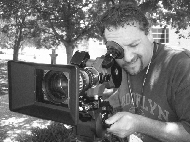 Director Matthew Crick working in Austin, Texas.