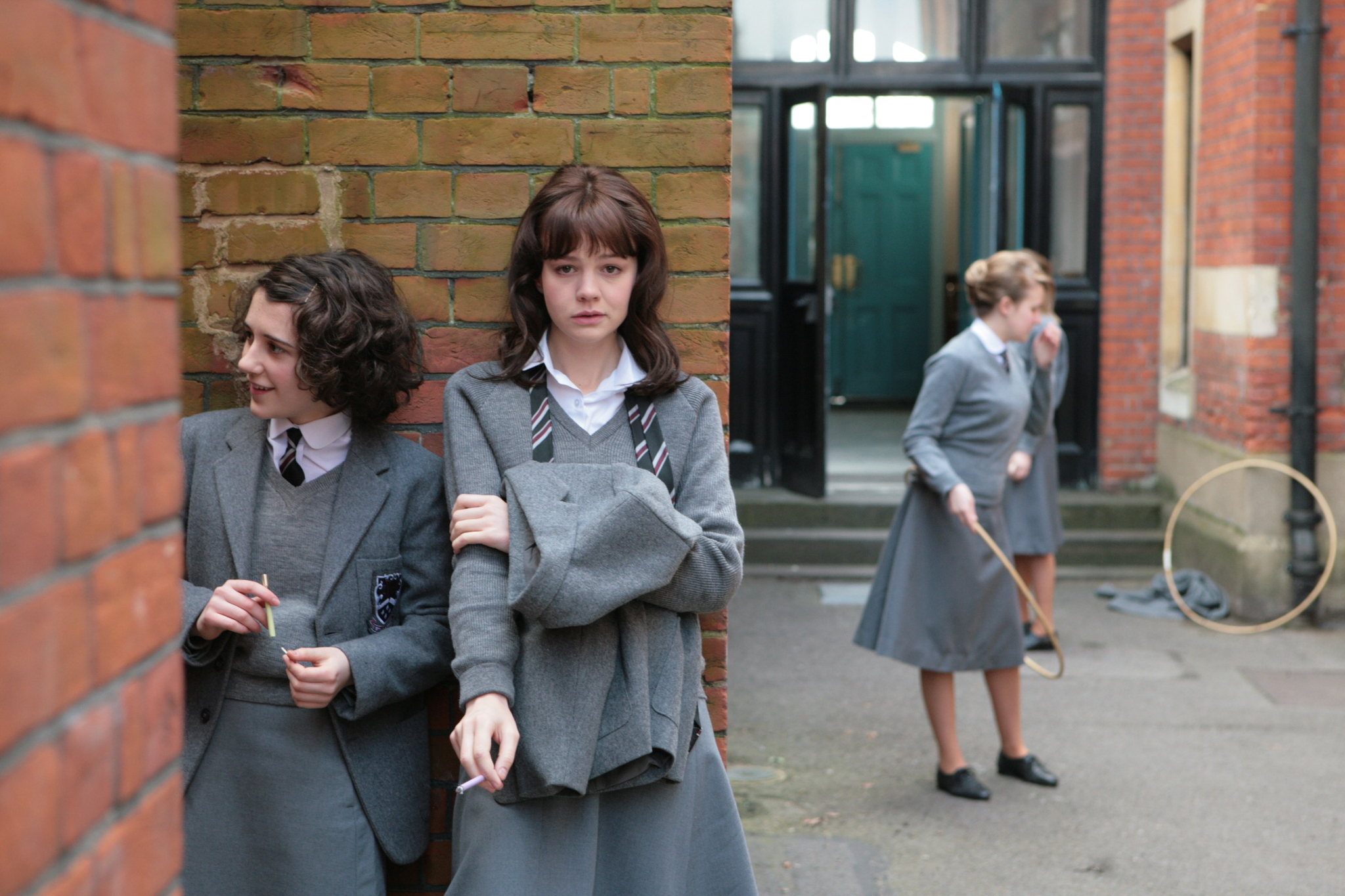 Carey Mulligan and Ellie Kendrick in An Education (2009)