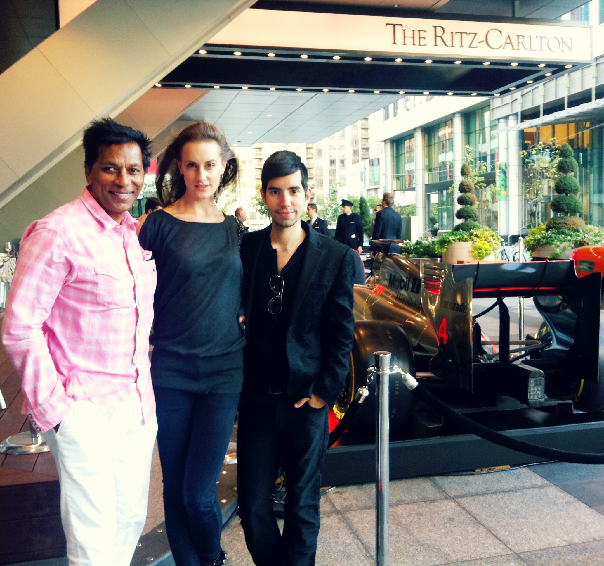 Timothy Khan , Swedish model Josefine - McLaren Launch Ritz Toronto