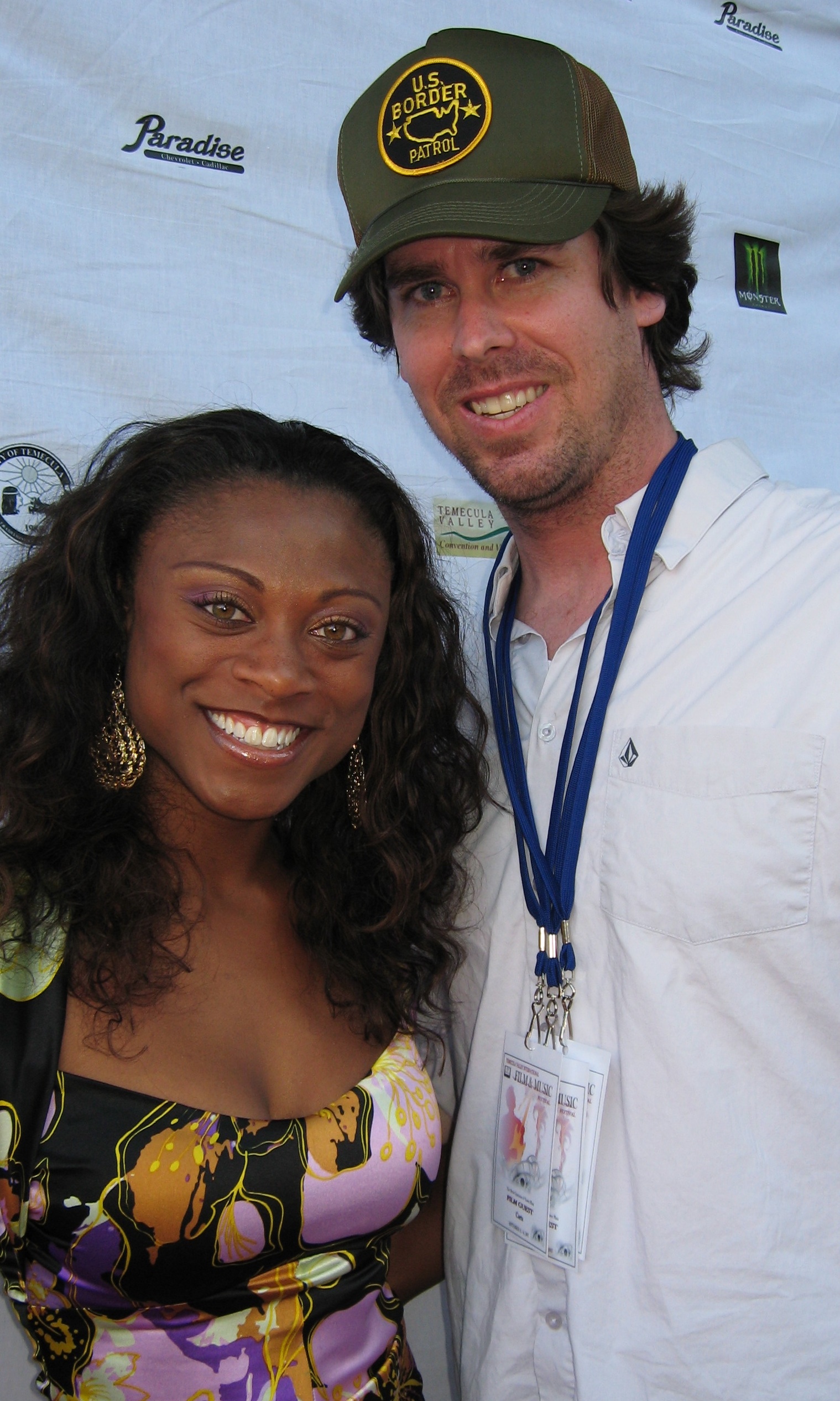 Actress Angelina Spicer and Director Chris Cashman at the 13th Temecula Valley International Film Festival