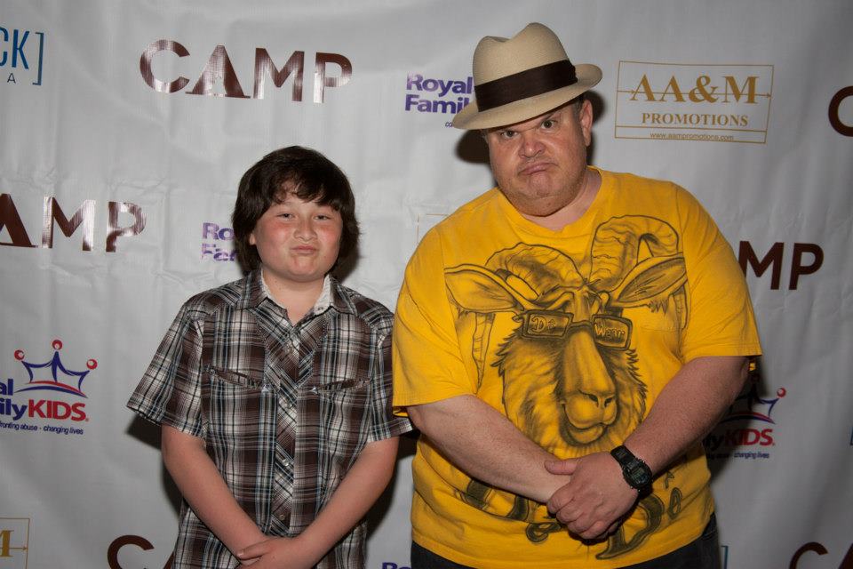 Matthew Jacob Wayne and Bubba Da Skitso on the Red Carpet for the film release of Camp