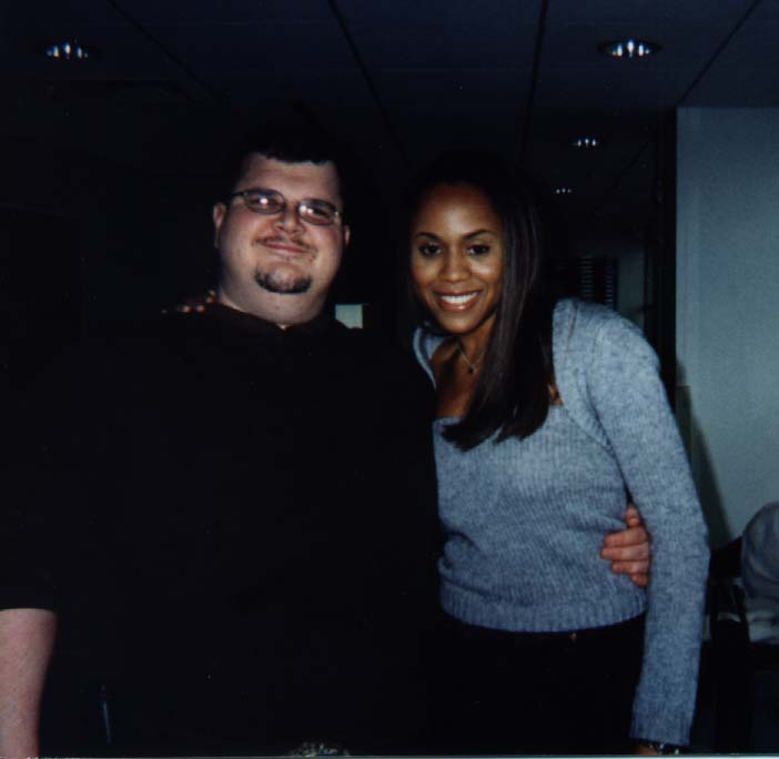 Bubba Da Skitso with Deborah Cox at WKTU 103.5fm NYC. She is an awesome person