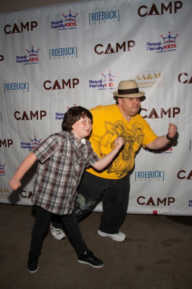 Matthew Jacob Wayne and Bubba Da Skitso. Red Carpet - Camp movie.