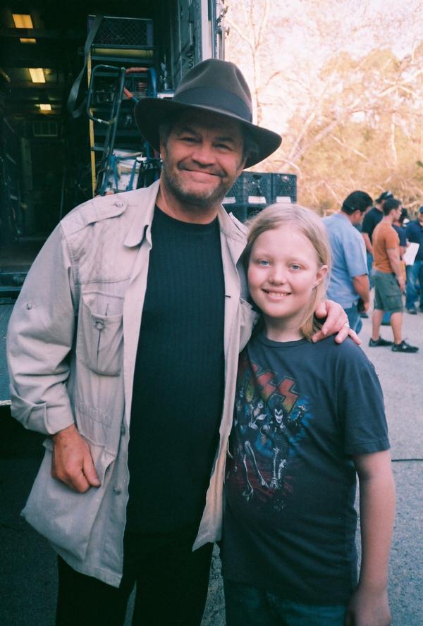 with Mickey Dolenz on set of Rob Zombies' HALLOWEEN /07