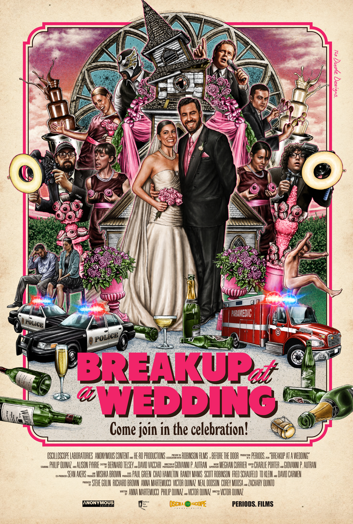 Official Poster for BREAKUP AT A WEDDING from Oscilloscope Laboratories