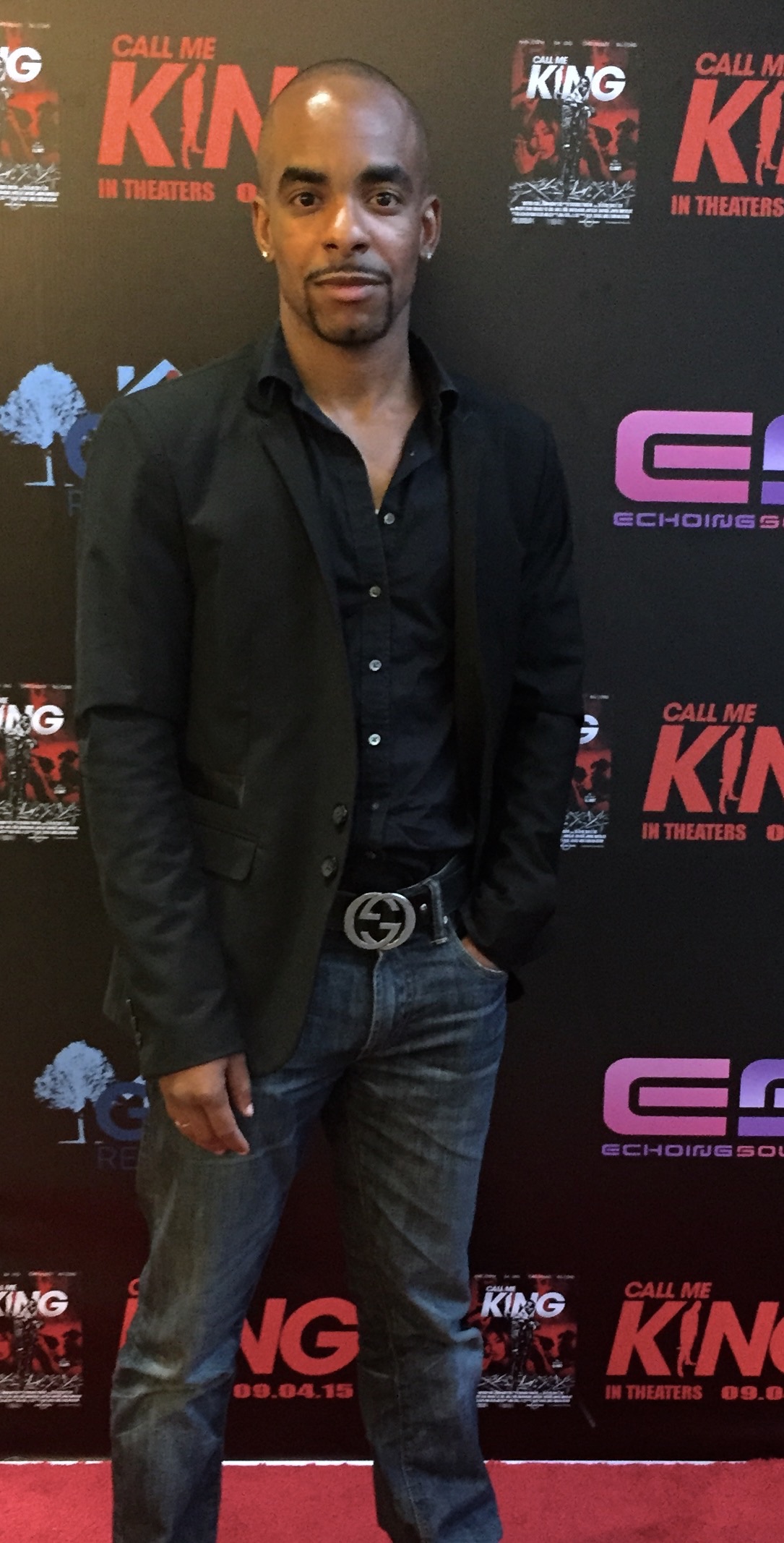 Actor/producer Phil Adkins at the premiere of Call me King.