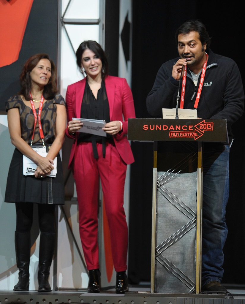 2013 Sundance Film Festival award ceremony Anurag Kashyap and Joana Vicente