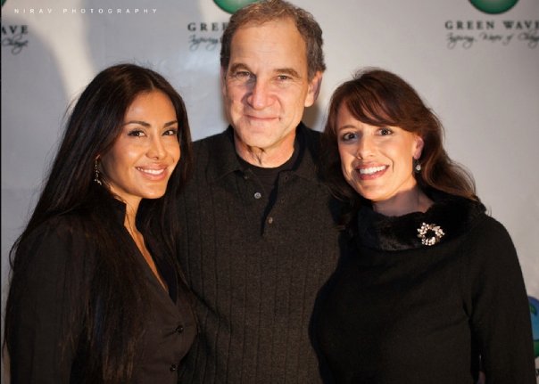 Actress/Producer, Carla Ortiz, Writer/Producer, Marshall Herskovitz and Actress/Producer Nicole Hansen at The Green Girls Holiday Spectacular