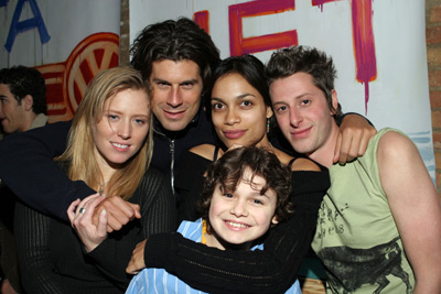 Nathan Crooker, Rosario Dawson, Amy Redford, Stephen Marshall and Brett DelBuono at event of This Revolution (2005)