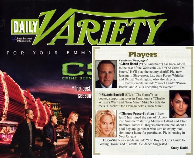 Variety article