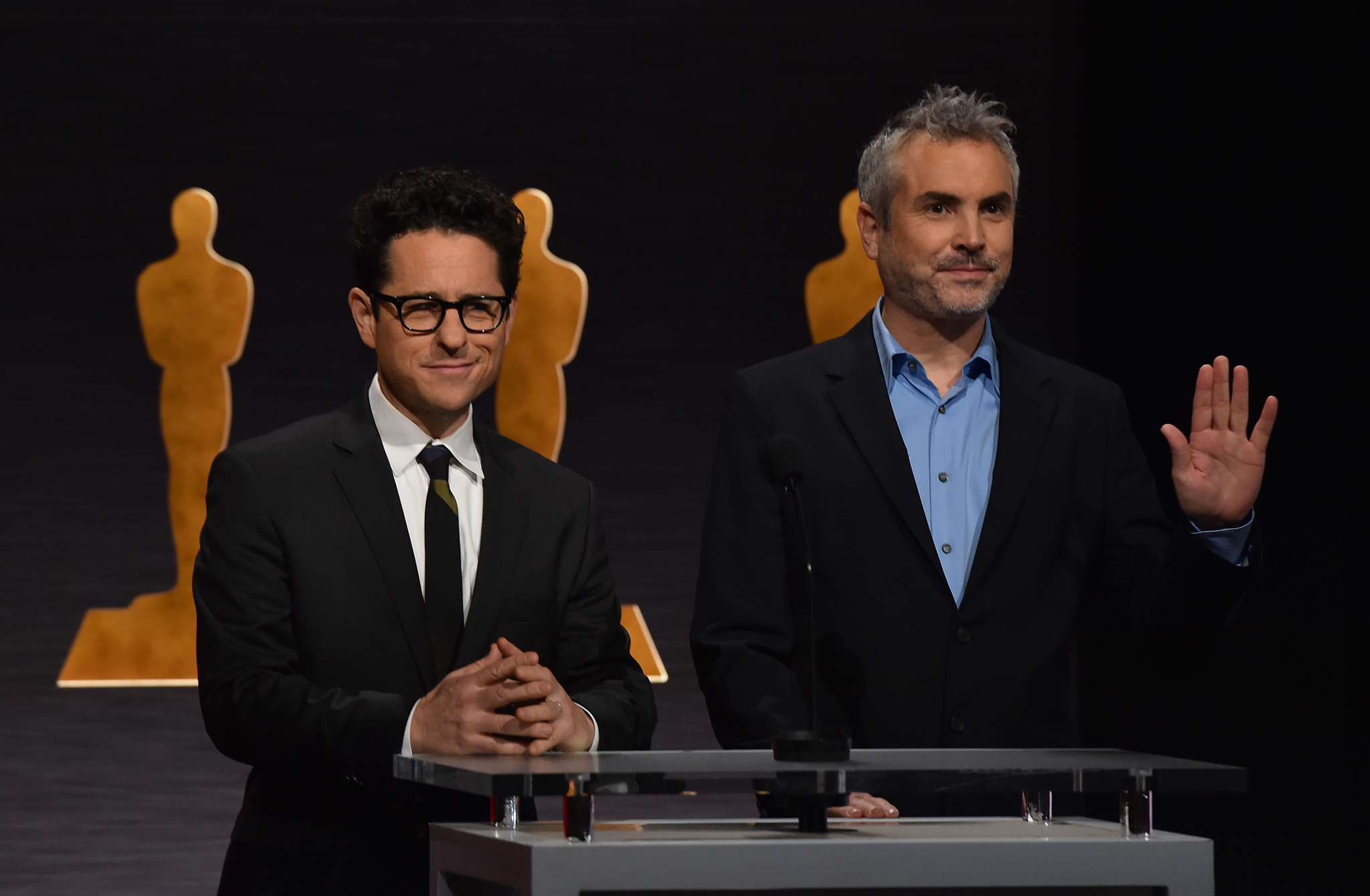 J.J. Abrams and Alfonso Cuarón at event of The Oscars (2015)