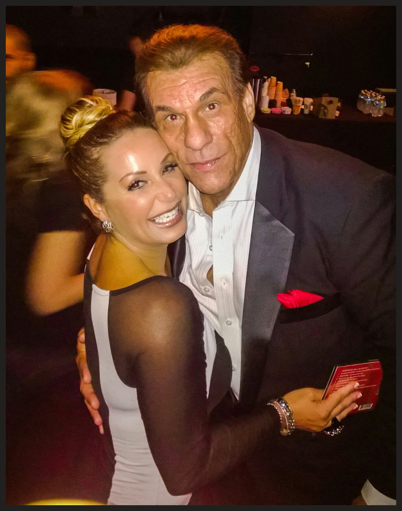 CC Perkinson and Robert Davi and the incredible tribute to Frank Sinatra event at the Avalon in Hollywood, CA 2015