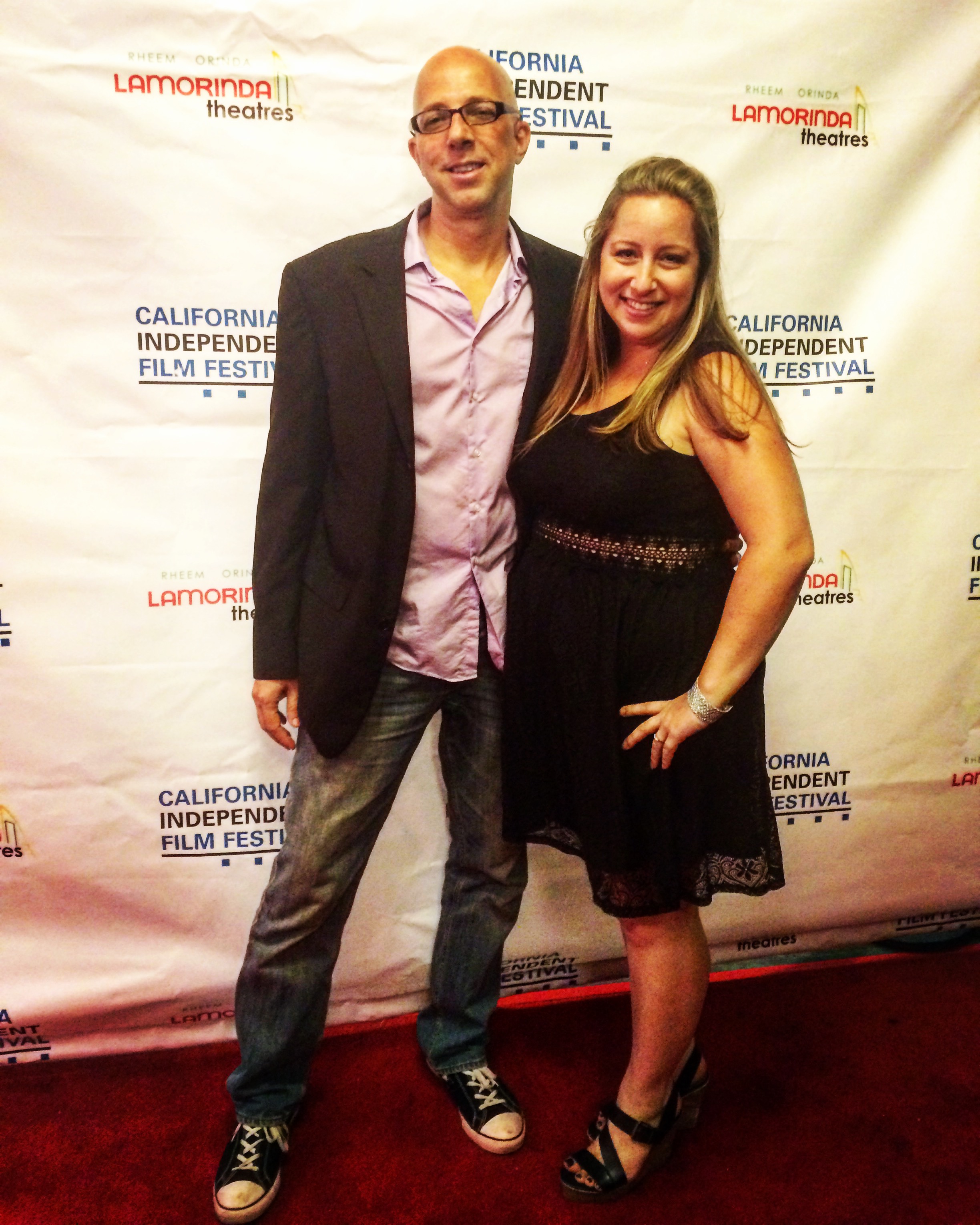 Allison Vanore and Rob Gokee attend the California Independent Film Festival for the US Premiere of 'Daddy' - 2015