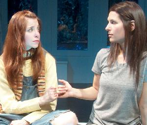 Laura Heisler and Sasha Eden in Anna Ziegler's play, BFF. Off-broadway world premiere, 2007
