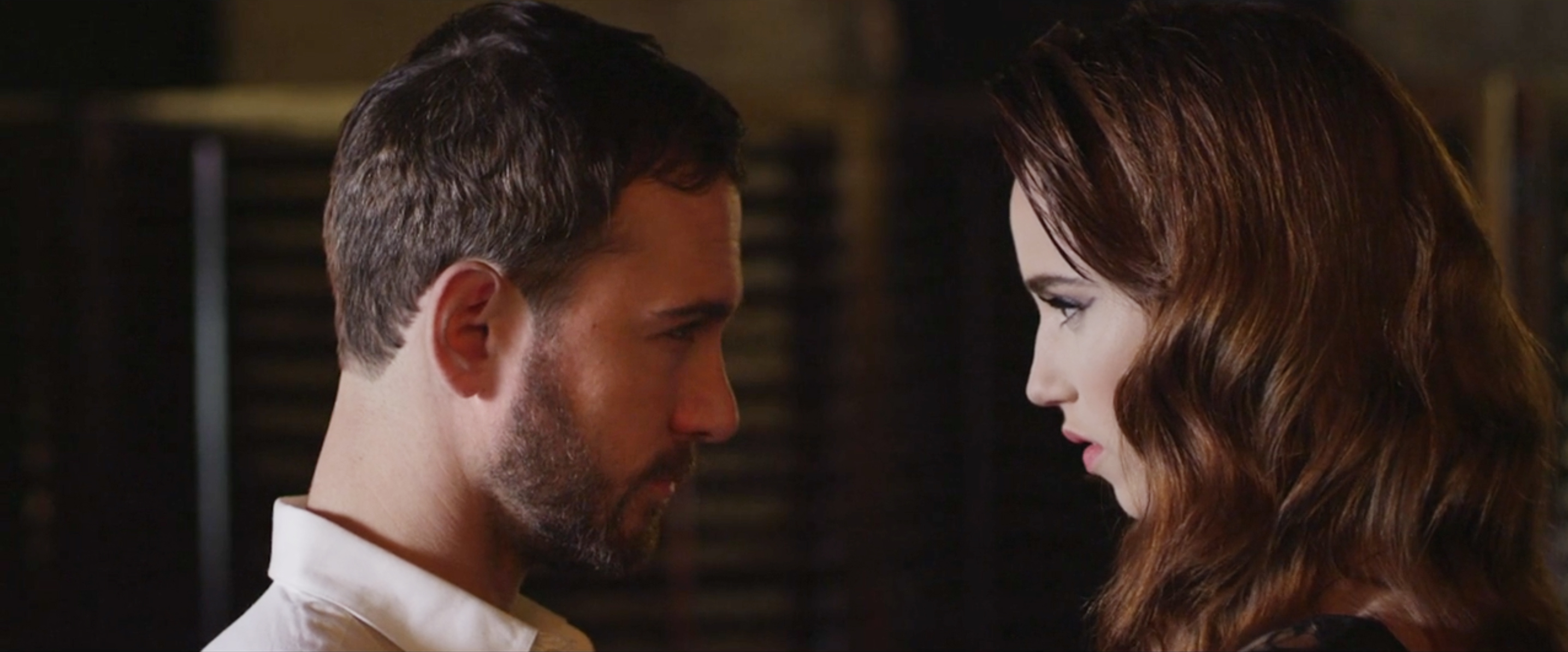 Still of Johnathan Tchaikovsky and Caitlin Lyon in Cover Girl (2014)