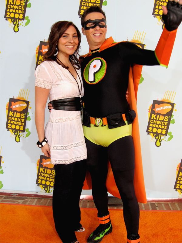 Stacy Sutphen and Jeff Sutphen (Pick Boy) at the Nickelodeon Kids Choice Awards, March 29th 2008.