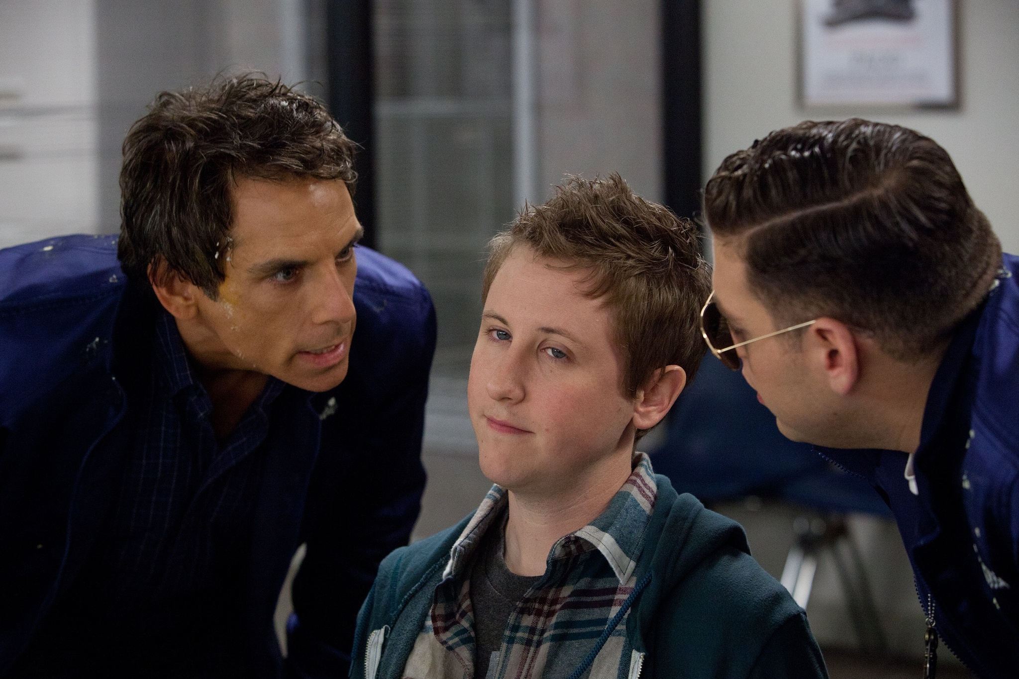 Still of Ben Stiller, Jonah Hill and Johnny Pemberton in Patruliu zona (2012)