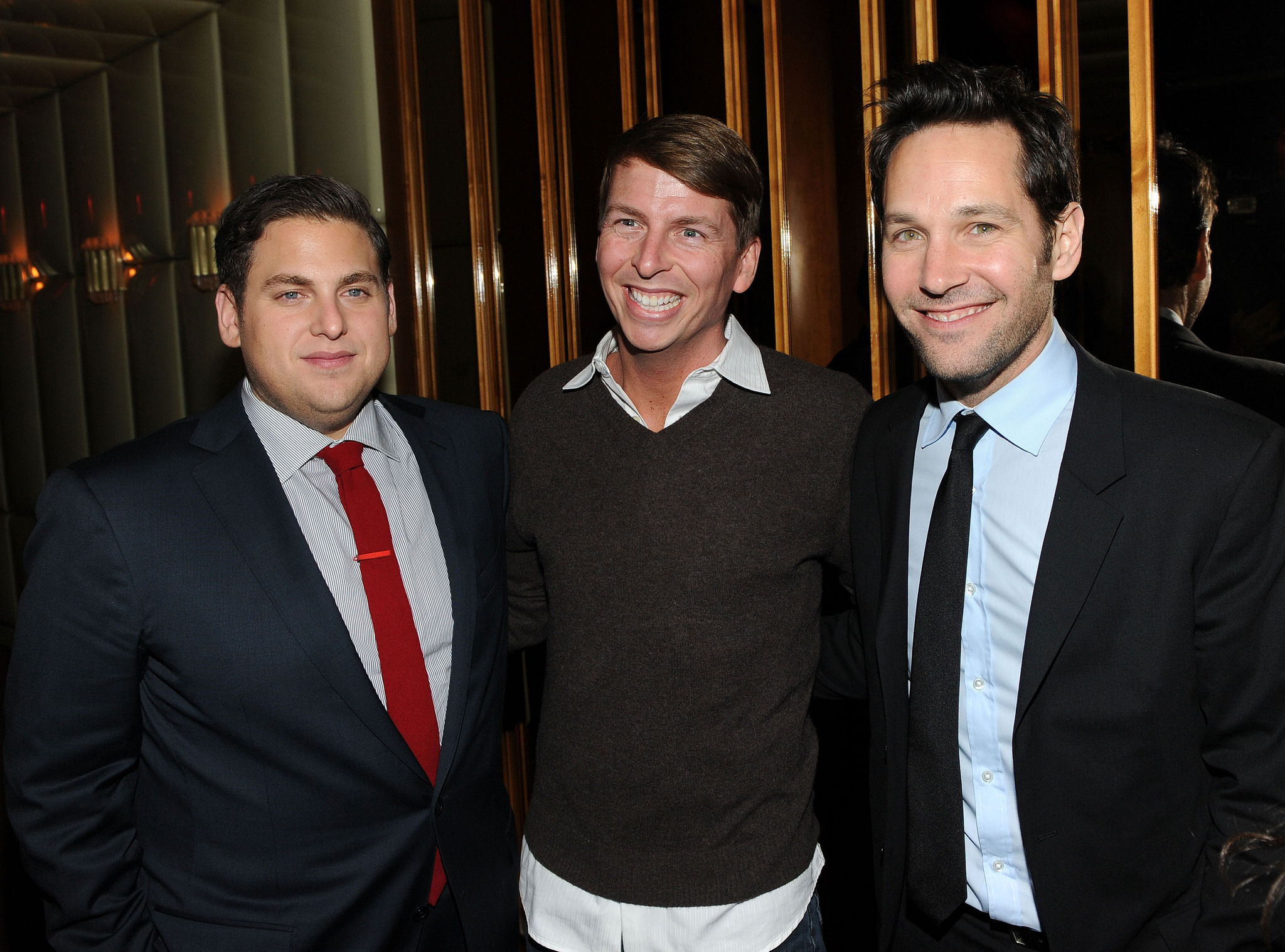 Paul Rudd, Jack McBrayer and Jonah Hill at event of Friends with Kids (2011)