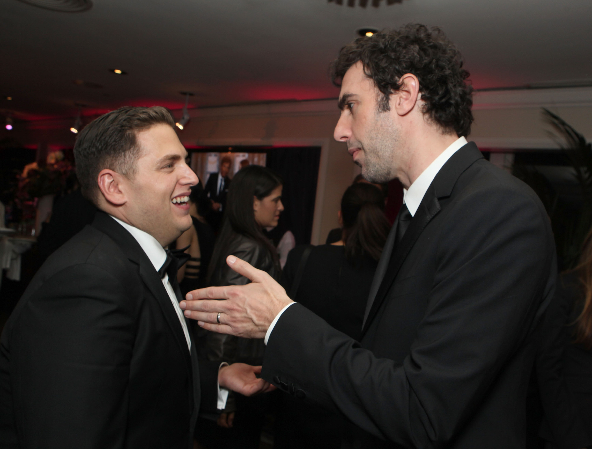 Sacha Baron Cohen and Jonah Hill