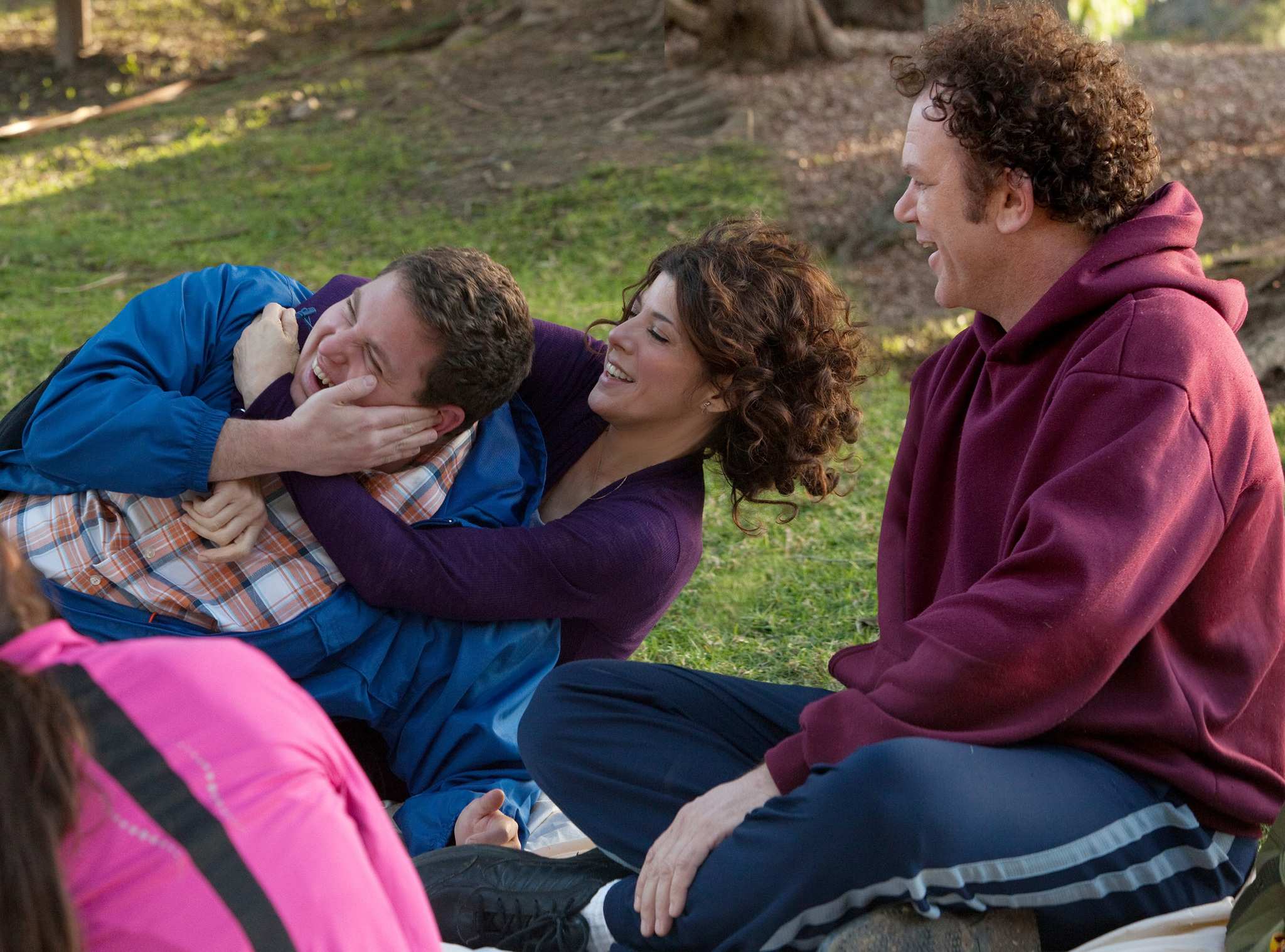Still of John C. Reilly, Marisa Tomei and Jonah Hill in Cyrus (2010)
