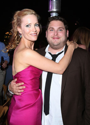 Leslie Mann and Jonah Hill at event of Funny People (2009)