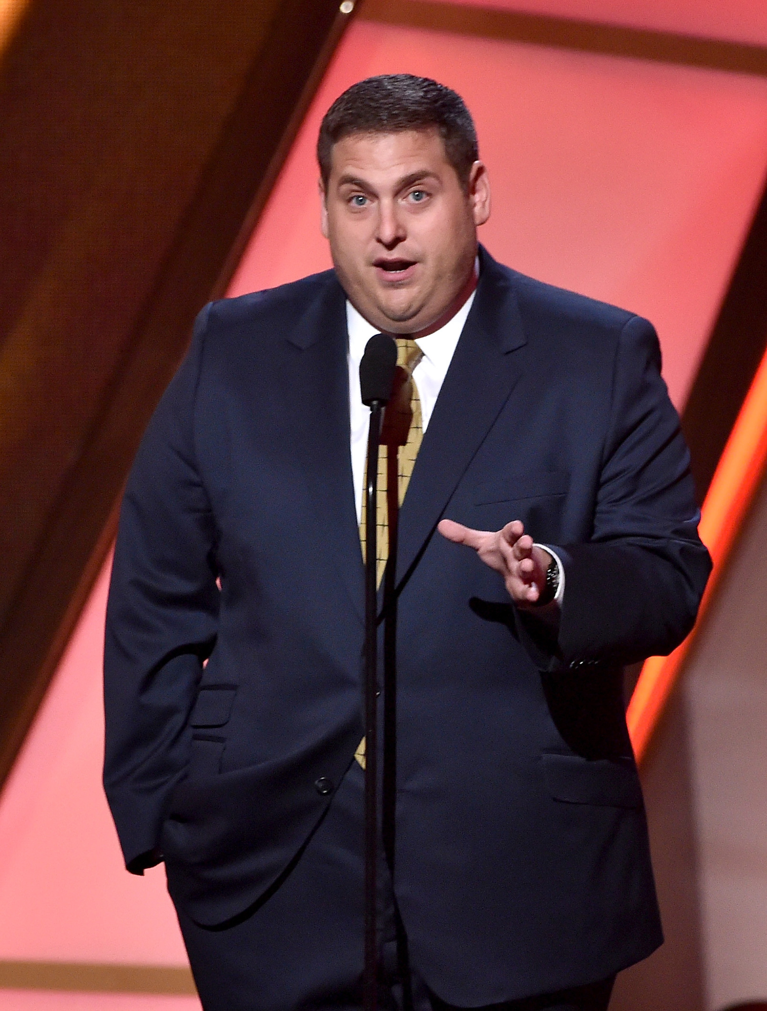 Jonah Hill at event of Hollywood Film Awards (2014)