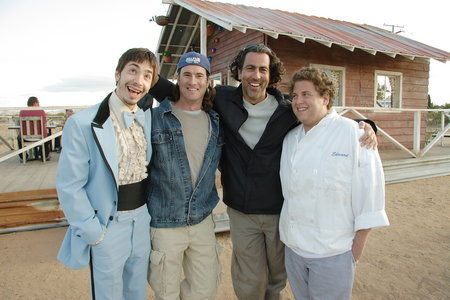 Justin Long, Jonathan Sachar and Jonah Hill