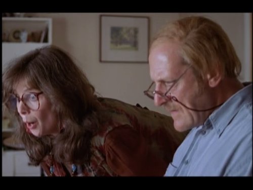 Still of David Troughton and Judith Scott in Midsomerio zmogzudystes (1997)