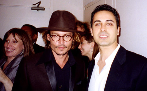 Johnny Depp and Keya Morgan, Inside the Golden Globes
