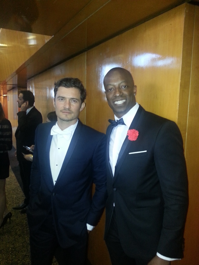 Orlando Bloom & Eebra Tooré at Cannes Film Festival during the Preview of the film 