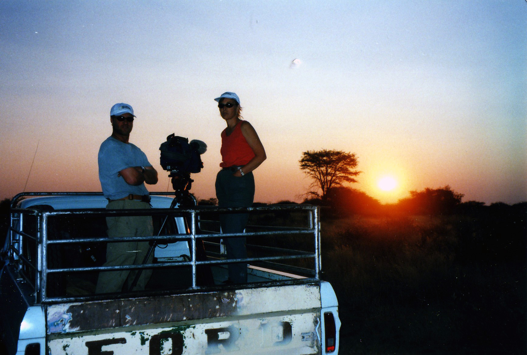 Namibia filmshoot for National Geographic Explorer