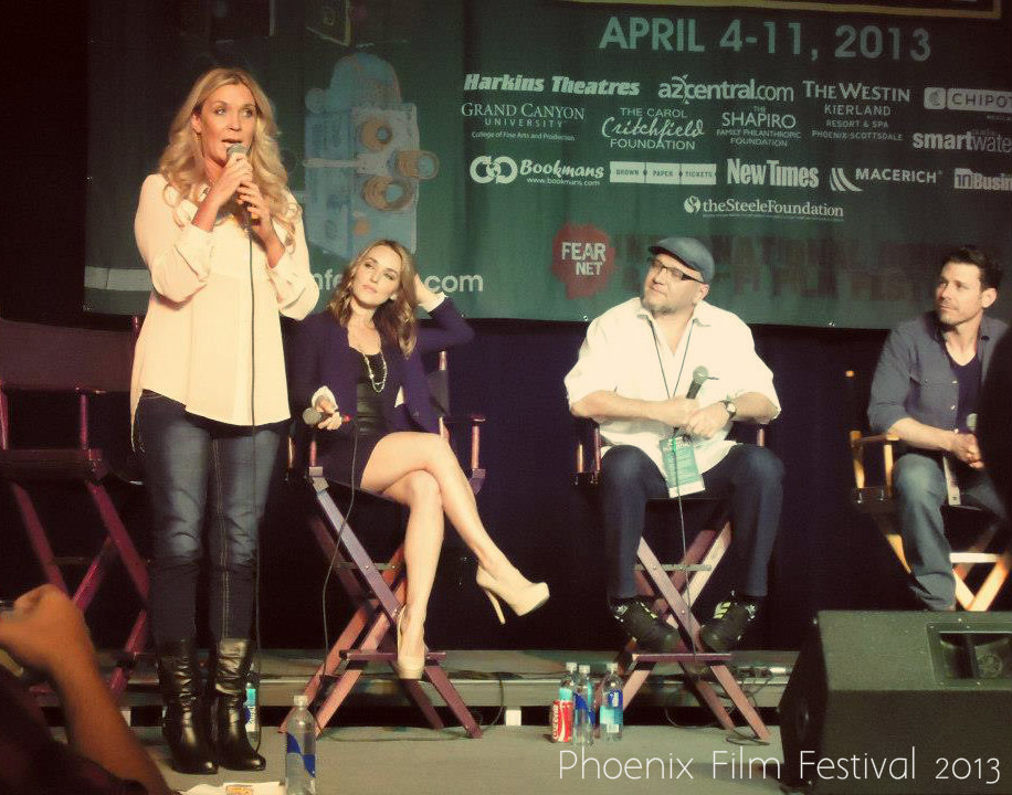 Faith Hibbs-Clark speaking at the 2013 Phoenix Film Festival.