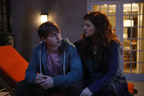 Still of Debra Messing and Emory Cohen in Smash (2012)