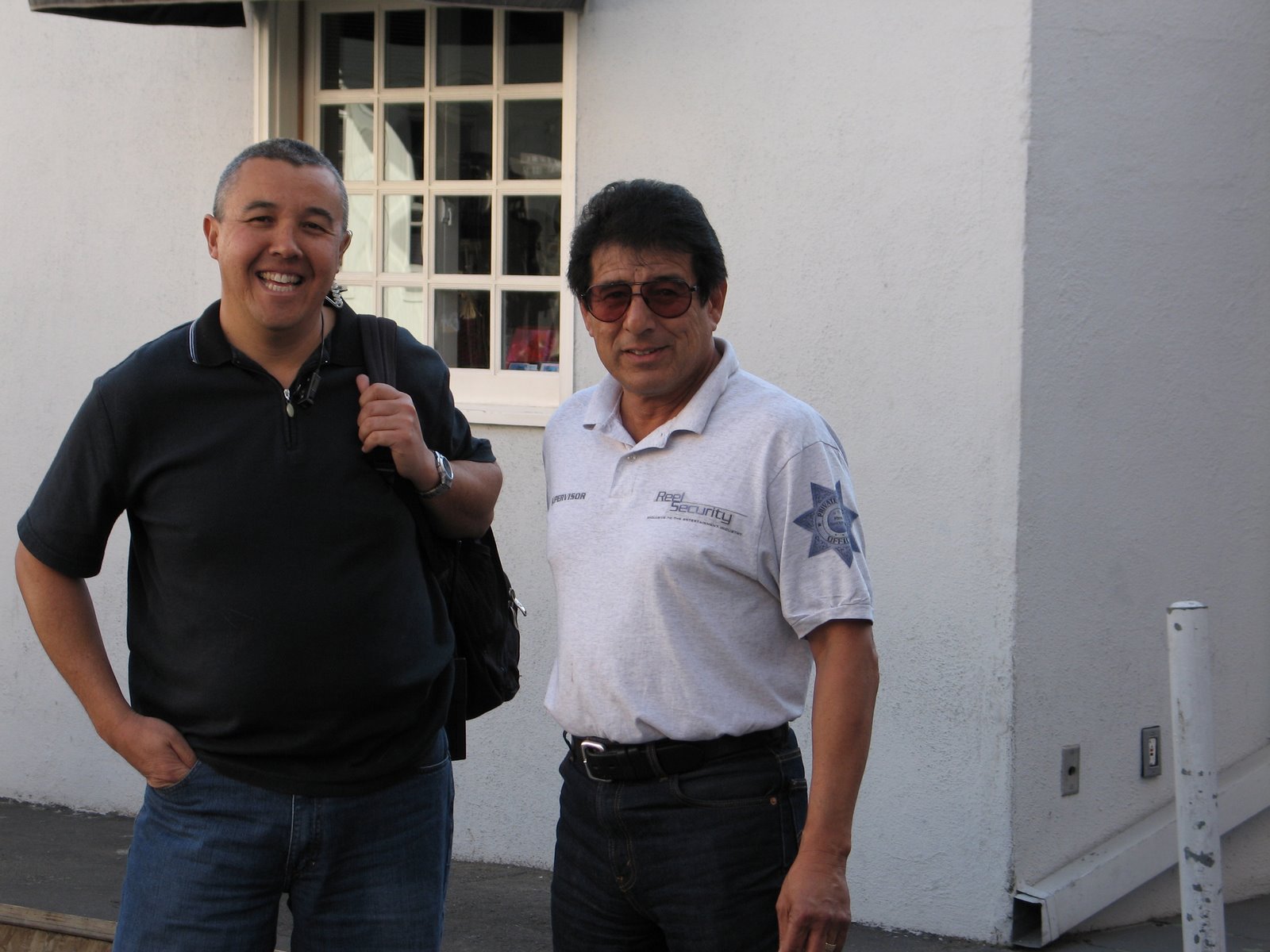 Kim Thio with Supervisor Jerry from Reel Security