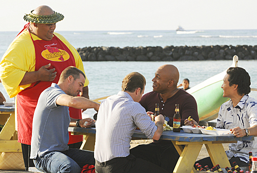 Still of Chris O'Donnell, Scott Caan, LL Cool J, Daniel Dae Kim and Taylor Wily in Hawaii Five-0 (2010)