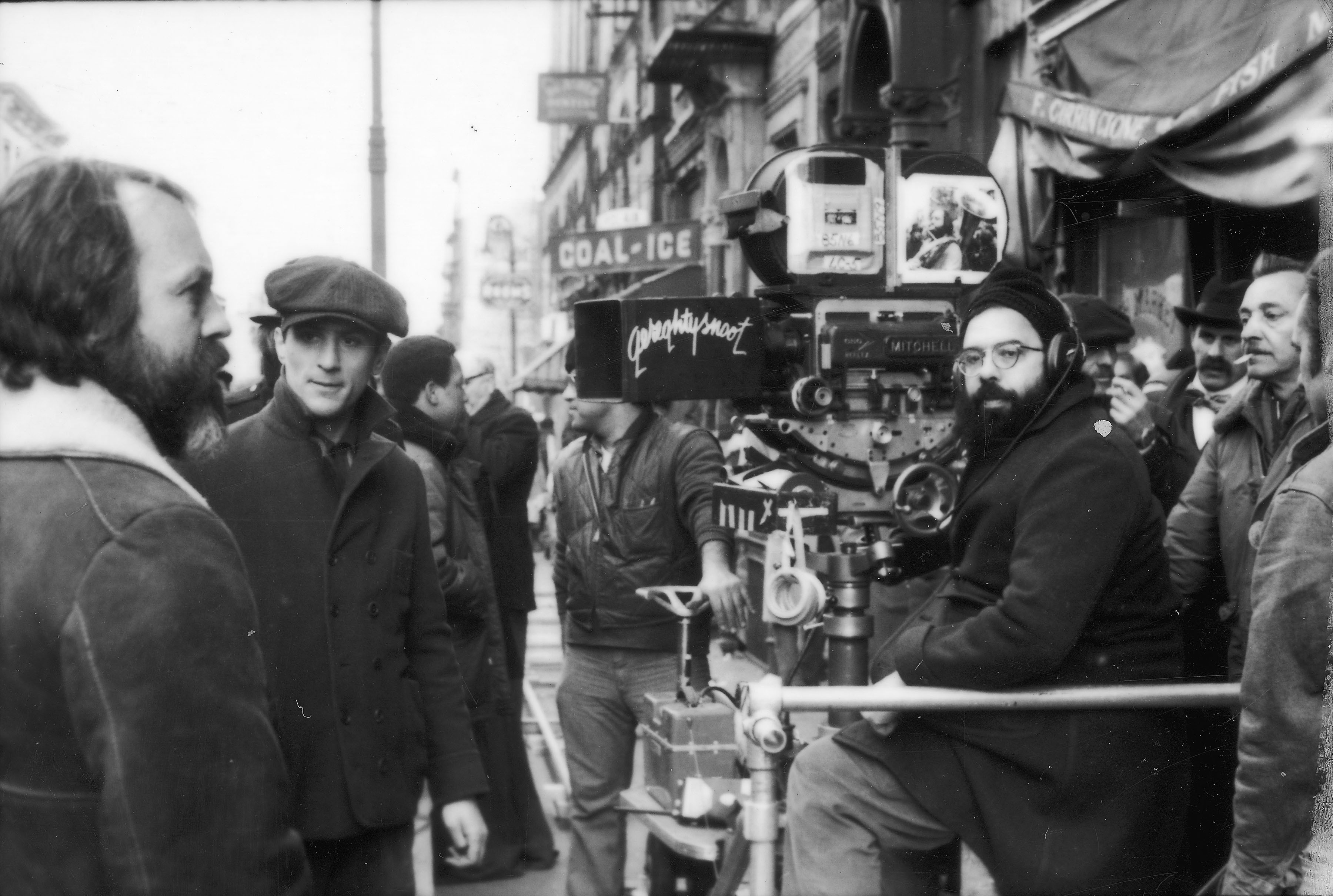 Still of Robert De Niro and Francis Ford Coppola in Krikstatevis II (1974)
