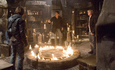 Still of Jonathan Wenk, Steven Strait, Toby Hemingway and Taylor Kitsch in The Covenant (2006)