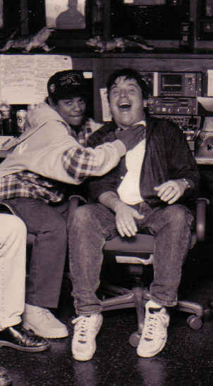 1994 Marty with the late EAZY-E at Warner Bros. ADR Sound Mixing. Since '93, Marty has directed 61 of the top MTV Videos for many record companys which included artists Chris Rock, Above The Law, Naughty By Nature, Mr. Mike (more) and won many awards for his directing 