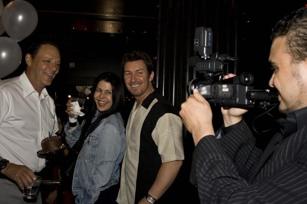 Chris Mulkey and Maria Conchita Alonso with Richard Wilk