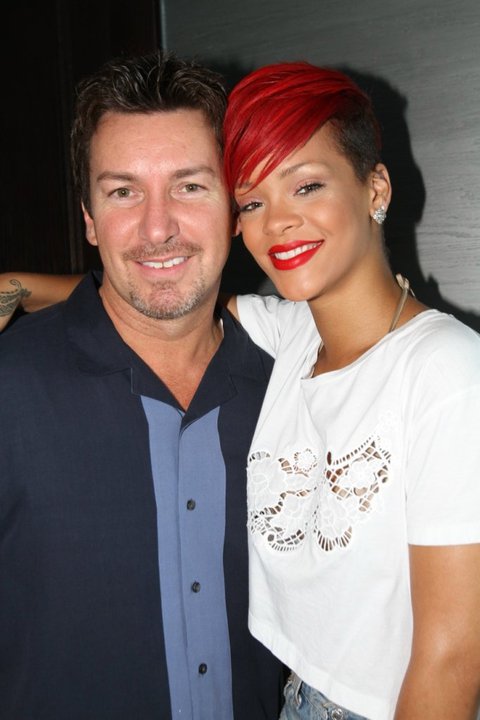 Rihanna with Richard Wilk