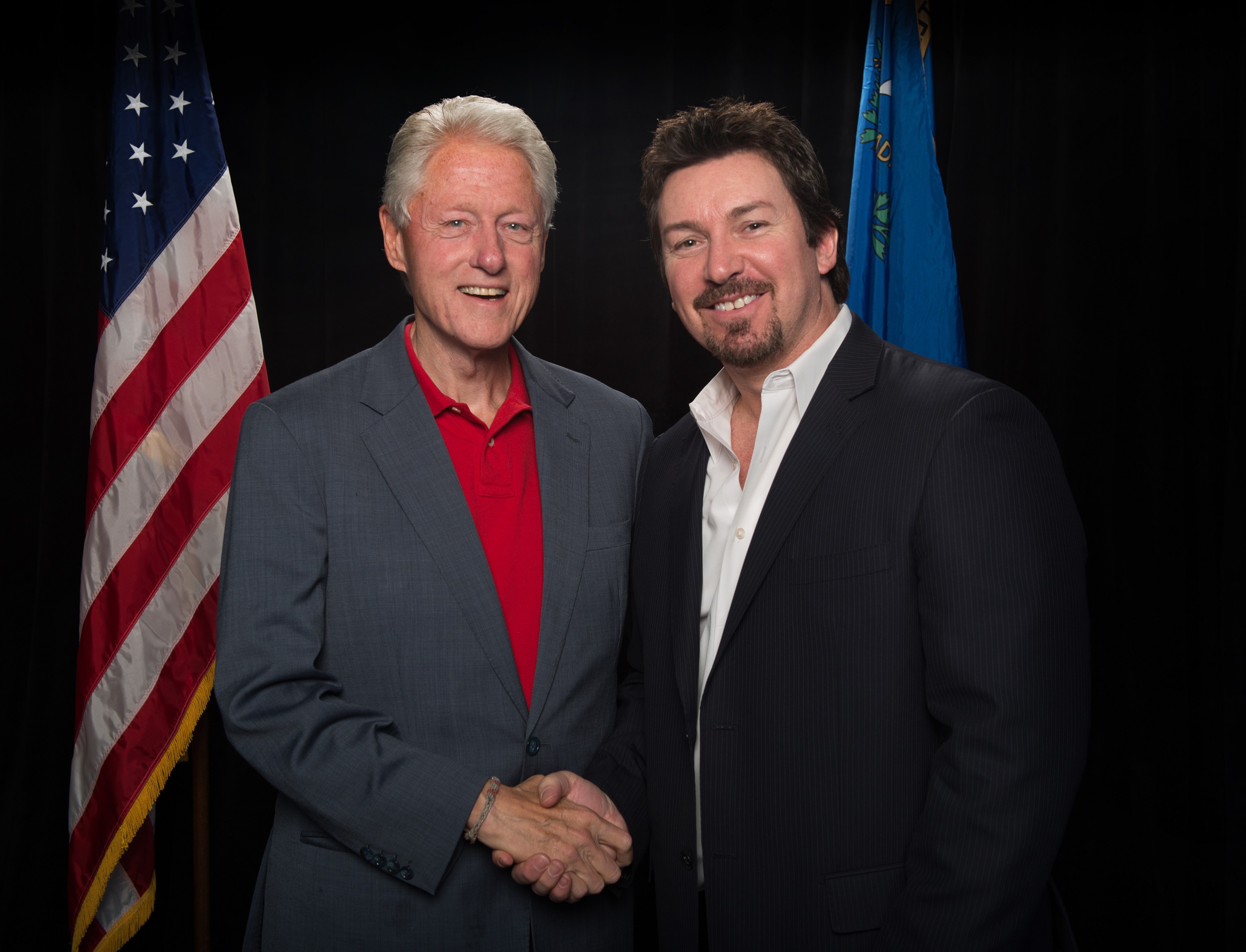 President Bill Clinton and Richard Wilk