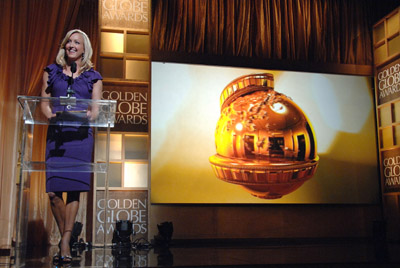 Lara Spencer at event of The 65th Annual Golden Globe Awards (2008)