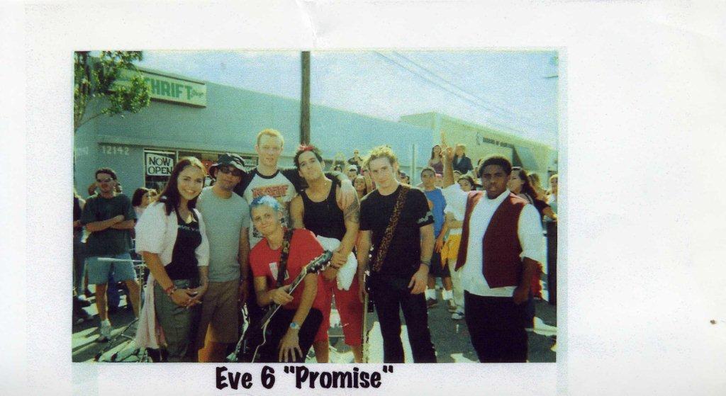 Kristin and Eve6.Promise video shoot.