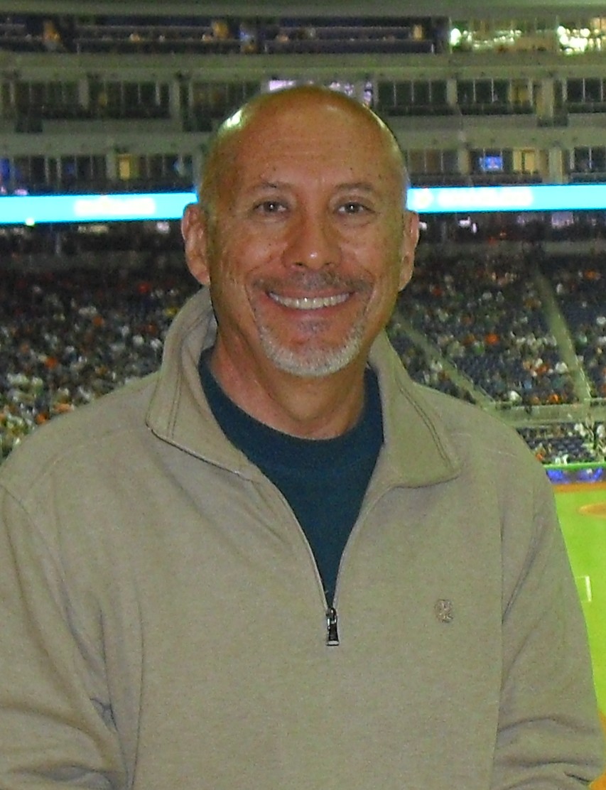 Charles at Miami Marlin Stadium Opening.