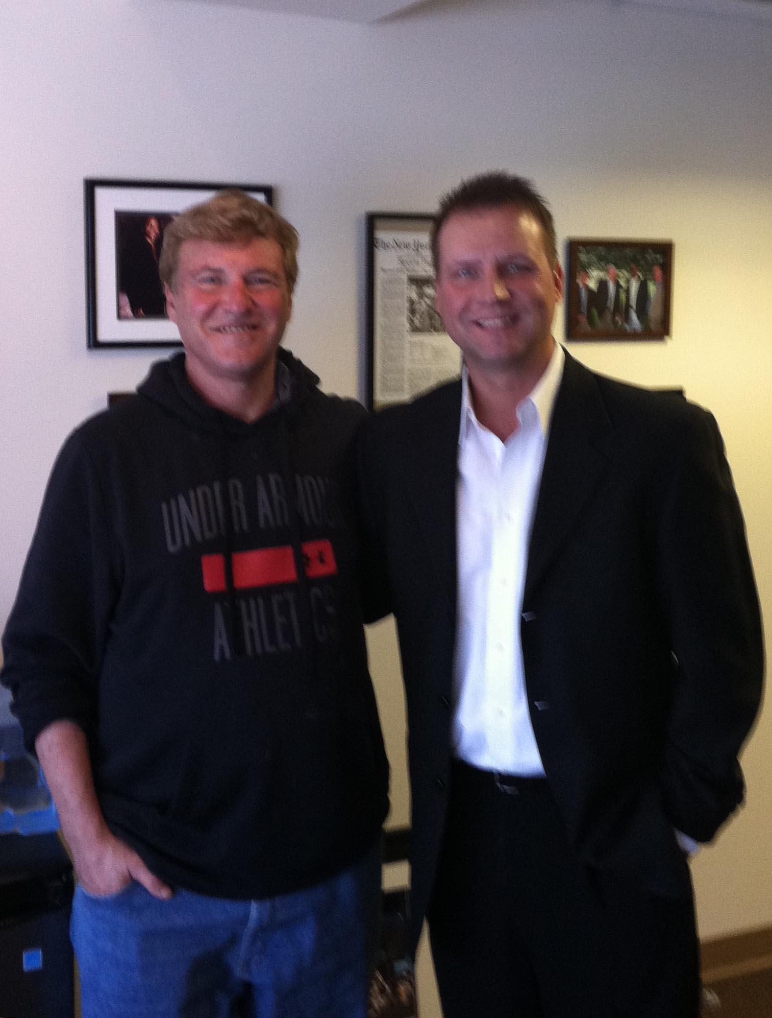 Leigh Steinberg, the real-life Jerry Maguire, with Tim Slaske, Newport Beach 2014