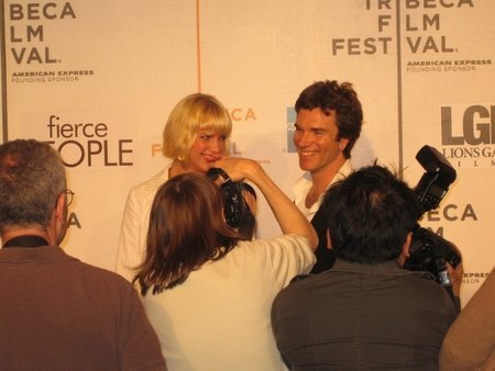 Kaleigh Dey and Christopher Shyer at The 2005 Tribeca Film Festival