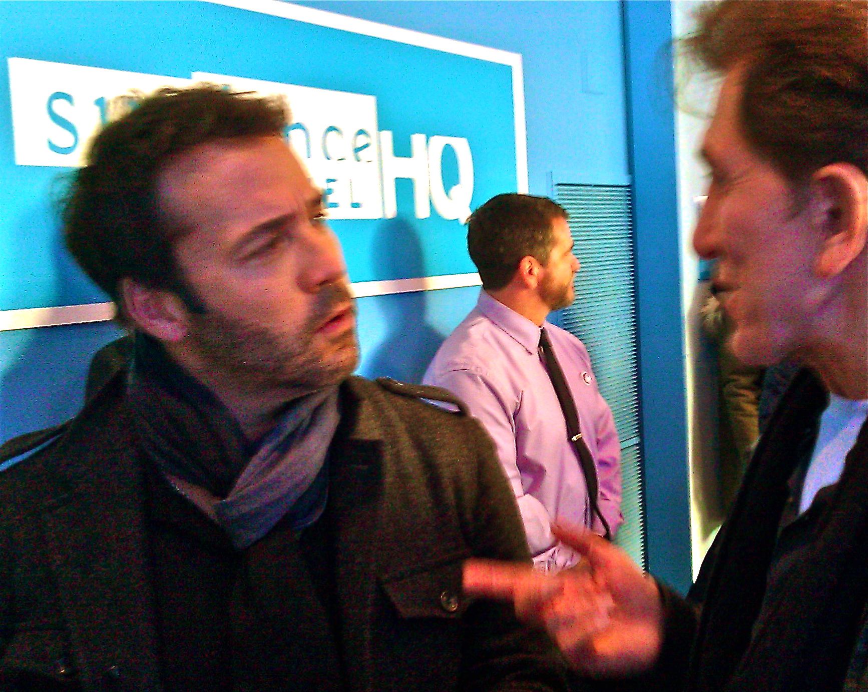 Jeremy Piven (Entourage) and J.J. Alani at Sundance Film Festival, 2011. Jeremy was attached to play David & Layla...a week before the shoot his Entourage pilot was picked up. The rest is history!